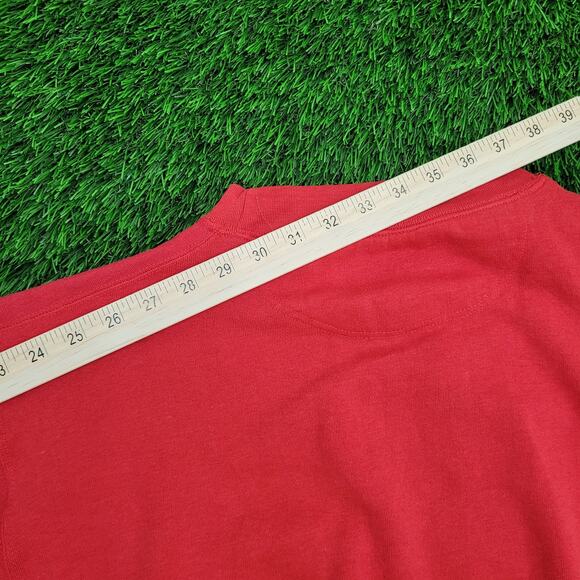 Nebraska-Cornhuskers Sweatshirt Women L 24x24 Baggy Crop Boxy - Picture 4 of 16